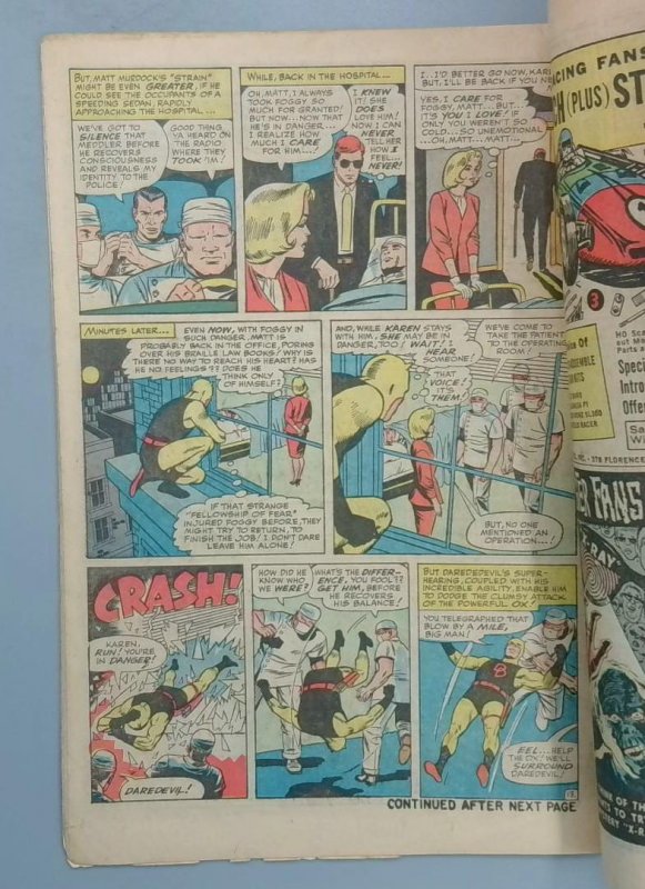 Daredevil #6 GD 1st Mister Fear (Zoltan Drago) Marvel 1965 FE1