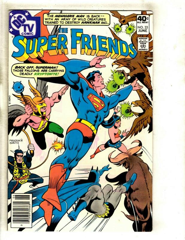 11 The Super Friends DC Comics #  25 26 28 29 30 31 32 33 38 39 41 Superman WS1