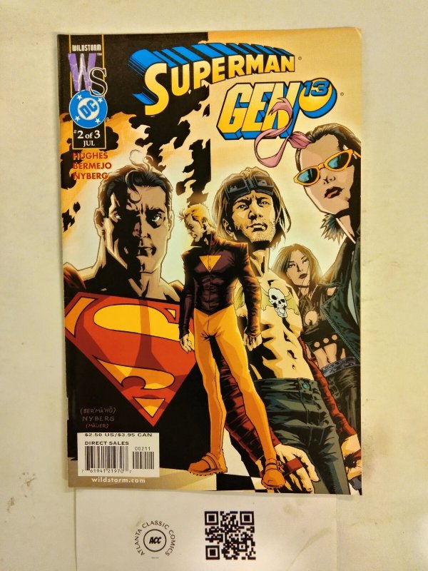 Superman Gen 13 #2 NM DC Wildstorm Comic Books 2 HH52