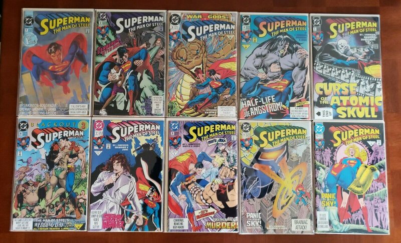 SUPERMAN THE MAN OF STEEL 1 - 83 + 6 ANNUALS - 90s DC