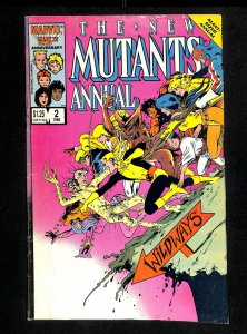 New Mutants Annual #2 VG+ 4.5 1st Psylocke!