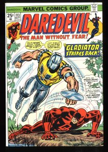 Daredevil #113 NM- 9.2 White Pages