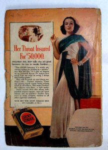 Argosy Mar 19 1938 G/VG Tarzan Pulp Magazine