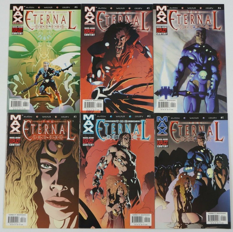 the Eternal #1-6 FN/VF complete series - marvel max - chuck austen - kev walker