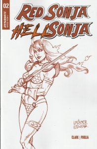 Red Sonja Hell Sonja # 2 Variant 1:10 Cover P NM Dynamite [F8]