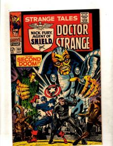 Strange Tales # 161 VF/NM Marvel Comic Book Dr Strange Nick Fury Shield JF11