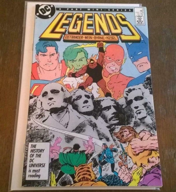 LEGENDS #3, VF/NM, 1st Suicide Squad, John Byrne, DC, 1986 1987 more in store