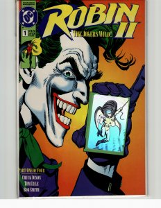 Robin II: The Joker's Wild! #1 Joker Close-Up Cover (1991)