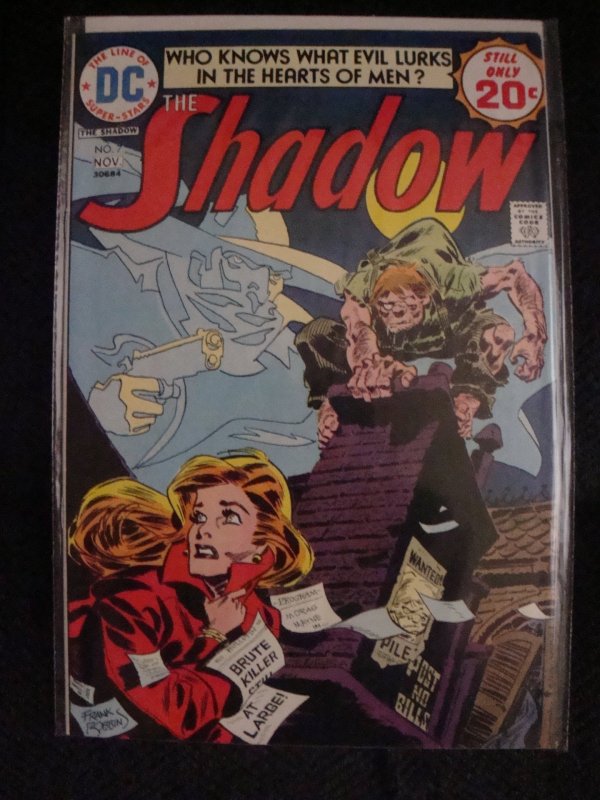 The Shadow #7 Denny O'Neil Story Frank Robbins Cover & Art