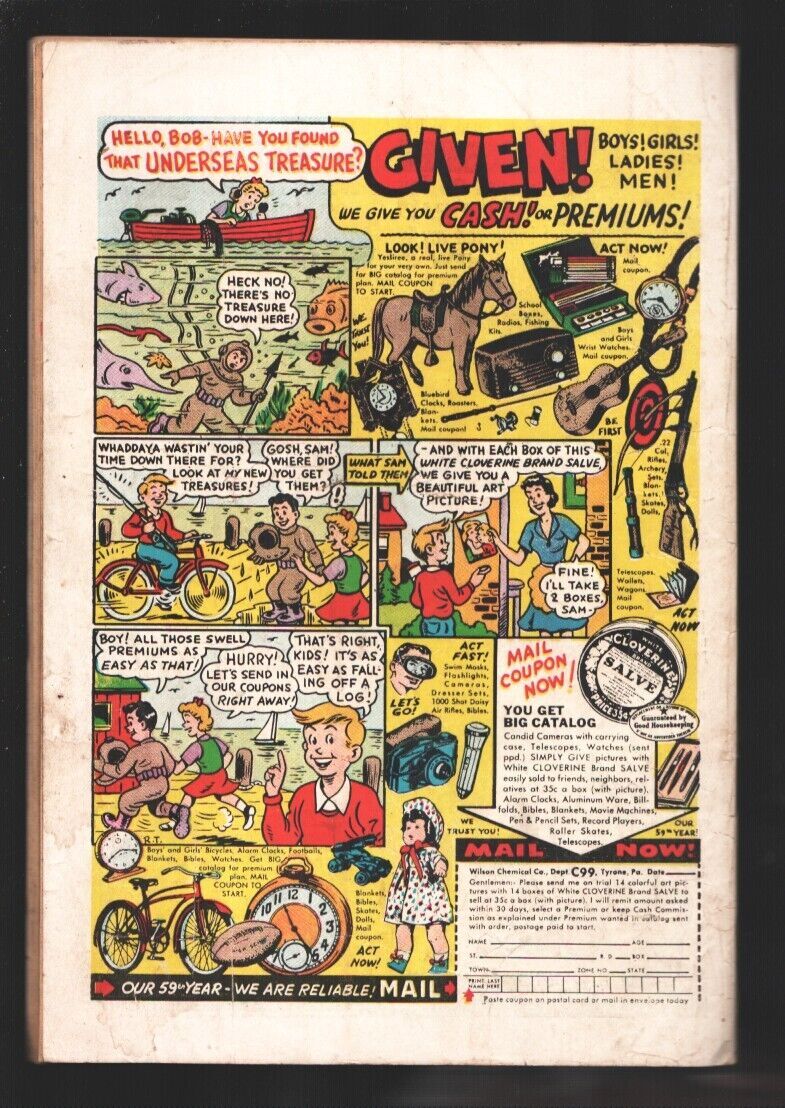 Cowboy Western #49 1954-Indian fight cover-Dick Giordano-Golden Arrow-Rocky  Lane's Black Jack-VG+: (1954) Comic