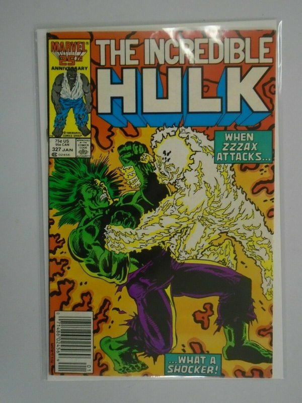 Incredible Hulk #327 Newsstand edition 5.0 VG FN (1987 1st Series)