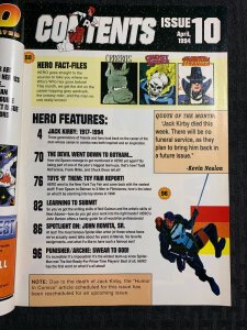 1994 HERO ILLUSTRATED Magazine #10 FN 6.0 Spawn Cover / Jack Kirby / John Romita
