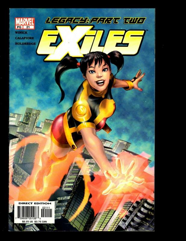 Lot Of 12 Exiles Marvel Comics # 15 16 17 18 19 20 21 22 23 24 25 26 X-Men EK10 