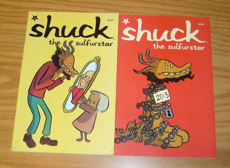 Shuck the Sulfurstar #1-2 VF/NM complete series - rick smith - indy set lot 2005 