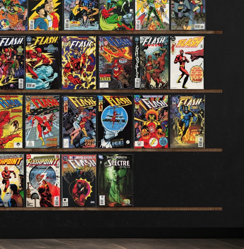 Huge Lot 150+ Comics with The Flash, The Spectre, Infinity, Inc. & More!