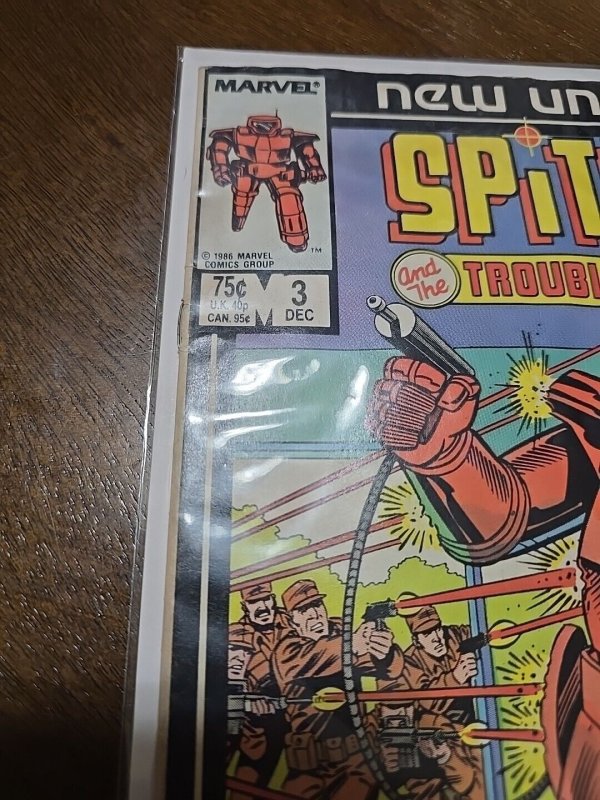 Spitfire and the Troubleshooters #3 (Marvel Comics December 1986)