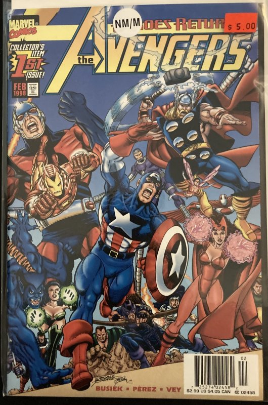 Avengers #1B (1998) Newsstand Edition