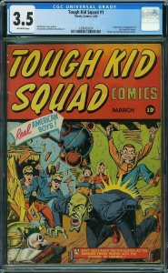 Tough Kid Squad Comics (1942) CGC 3.5 VG-