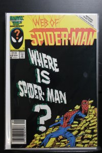 Web of Spider-Man #18 Newsstand Edition (1986)