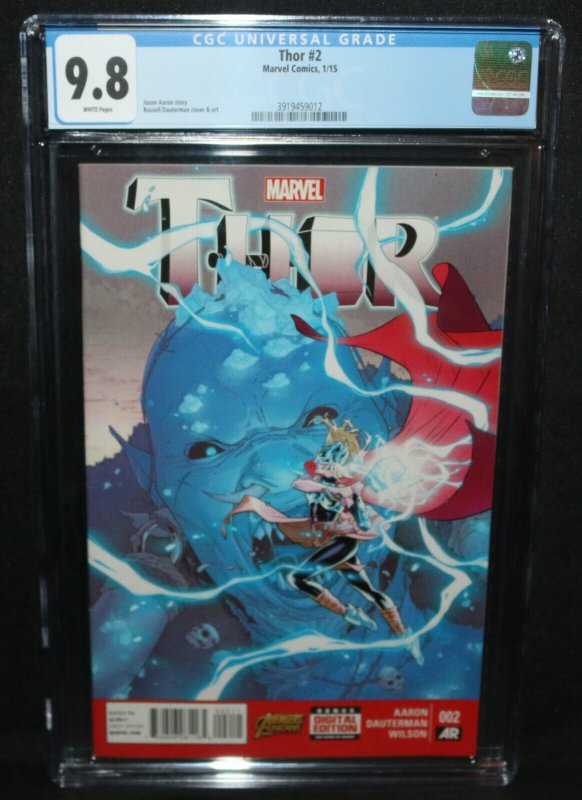 Thor #2 - Russell Dauterman Art - CGC Grade 9.8 - 2015