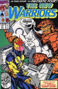 New Warriors, The #17 VF ; Marvel | Terrax - the Thing