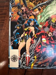 Justice League America #0 Zero Hour Logo Variant (1994)
