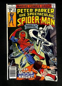 Spectacular Spider-Man #22 Moon Knight! Cyclone, White Tiger!