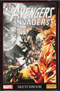 Avengers/Invaders #1 Sketchbook Cover (2008) The Avengers