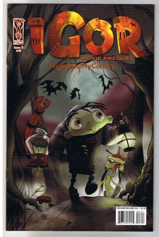 IGOR #1 2 3 4, NM, Movie Preview, John Cusack, Laboratory, 2008, Prequel