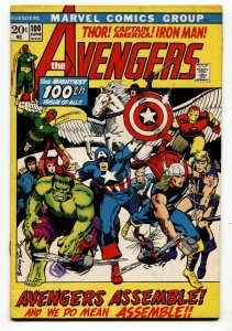 Avengers #100 1972- Classic Barry Smith cover All members assemble VF-