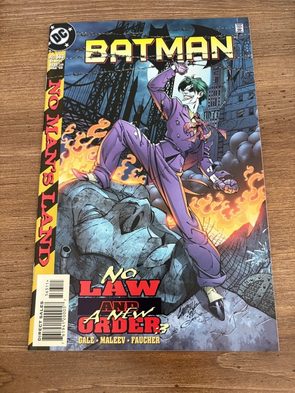 Batman # 563 NM 1st Print DC Comic Book Joker Robin Gotham 20 J457