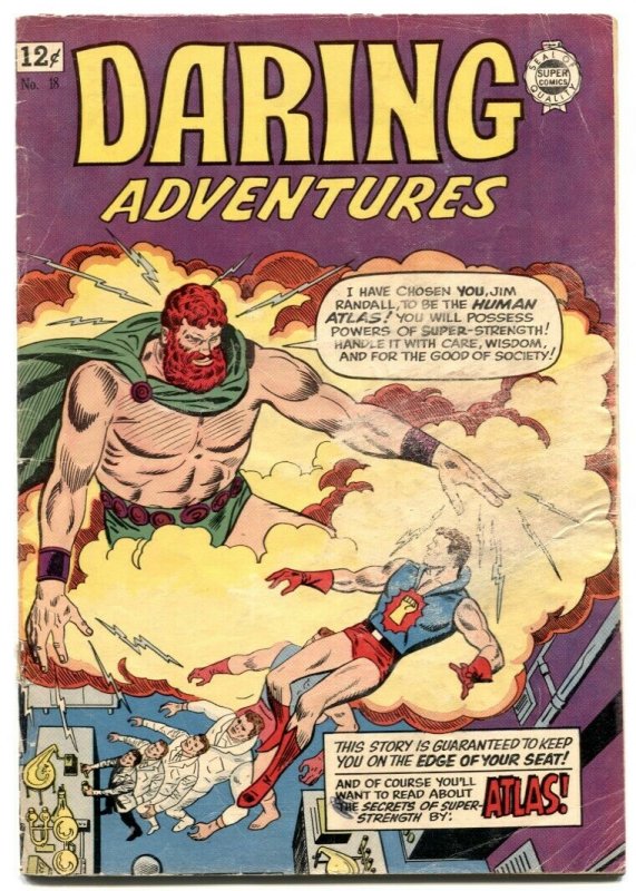 Daring Adventures #18 1963-Babe Ruth- Atlas Man of Might VG-