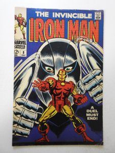 Iron Man #8 (1968) VG Condition moisture stain