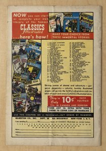 Classics Illustrated #59 Wuthering Heights HRN 60 VG 4.0 ORIGINAL EDITION