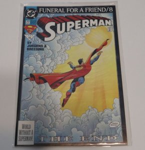 Superman Man of Steel #77 Doomsday 1993 Funeral For A Friend Part 8