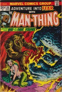 Adventure Into Fear #15 (1973) Man-Thing Mark Jeweler Variant