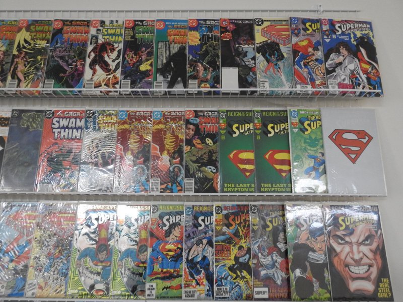 Huge Lot 130+ Comics W/ Superman, Swamp Thing, Conan, +More! Avg VF- Condition!