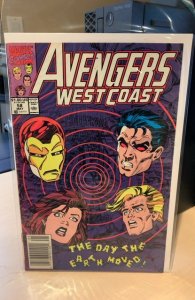 Avengers West Coast #58 (1990) 9.2 NM-