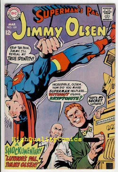 SUPERMAN'S PAL JIMMY OLSEN #109, VF+ to NM, Lex Luthor, Neal Adams