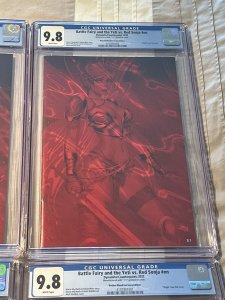 Battle Fairy Yeti Vs Red Sonja Kincaid Mychaels Ebas Basaldua Foil CGC 9.8 1/1