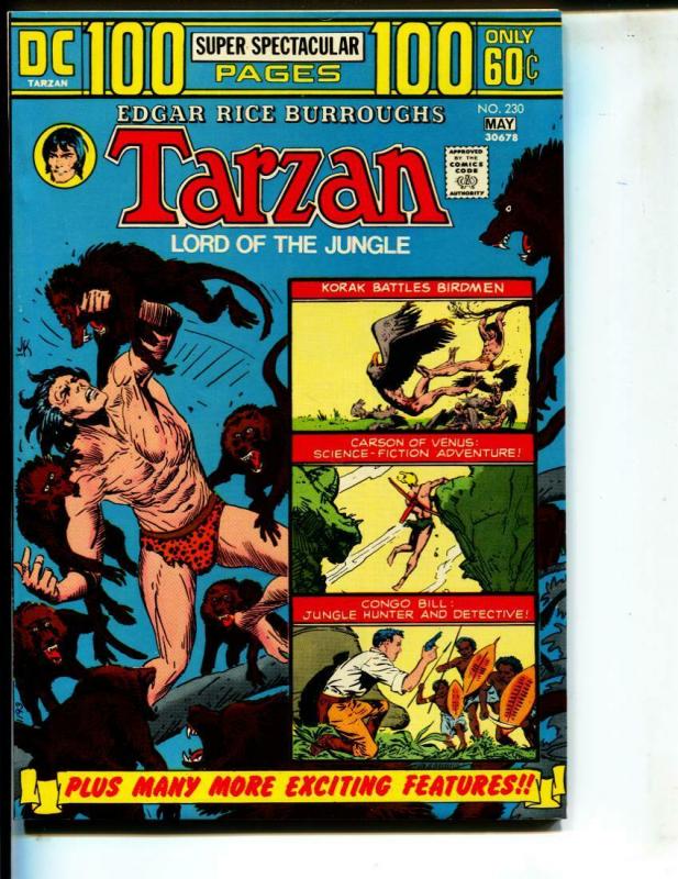 Tarzan-#230-1974-100 Pages-DC-BRONZE-AGE-Joe Kubert-NM-