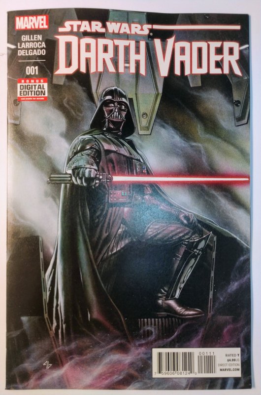 Darth Vader #1 (9.4, 2015) 1st App of Black Krrsantan, Adi Granov Cover 