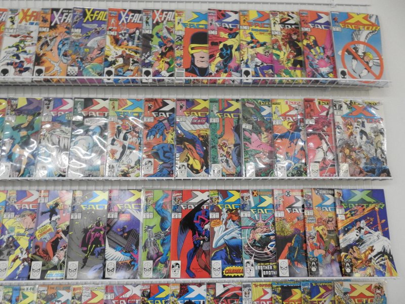 Huge Lot 180+ Comics W/ X-Factor #1-130 Solid Run, Spidey+ Avg VF- Condition!