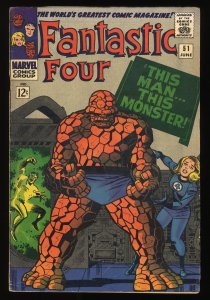 Fantastic Four #51 FN- 5.5 See Description (Qualified)