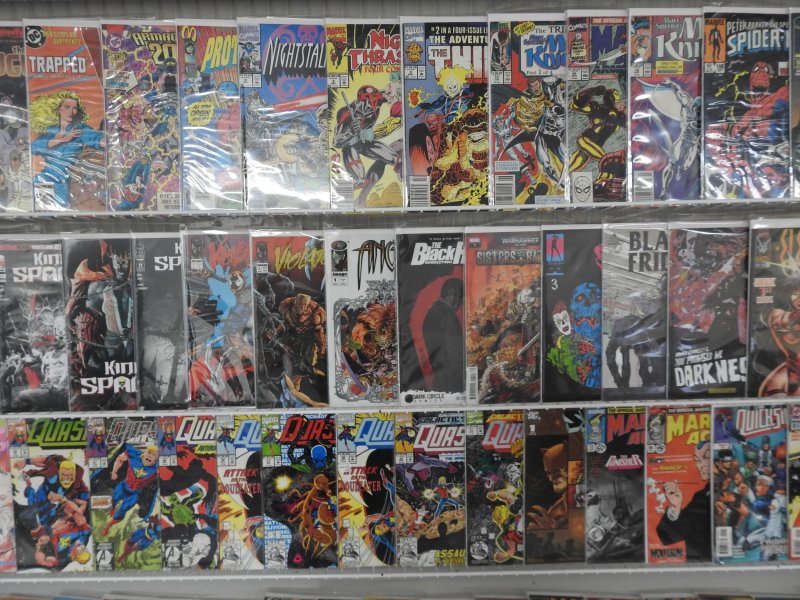 Huge Lot of 140+ Comics W/ Wolverine, Spawn, Quasar, +More! Avg. VF- Condition!