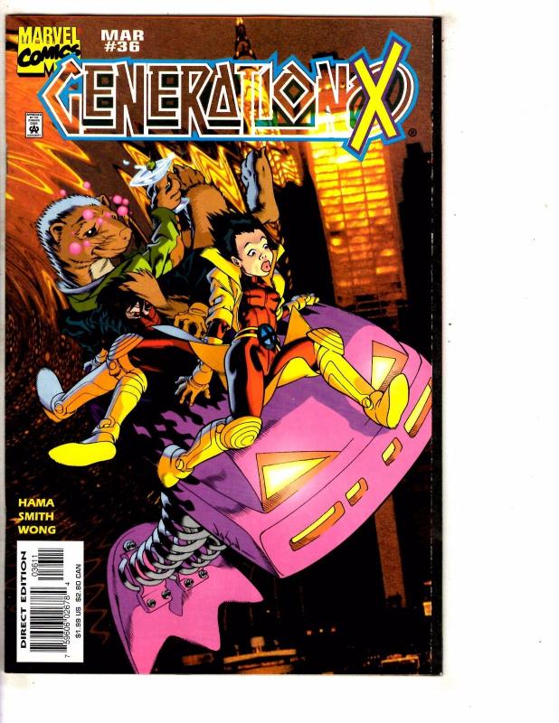 Lot Of 7 Generation X Marvel Comic Books # 36 37 47 49 55 56 58 X-Men Storm RC16