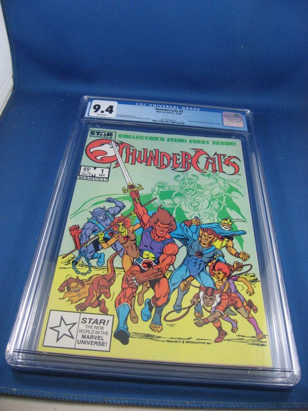 THUNDERCATS 1 CGC 9.4 FIRST ISSUE WHITE PAGES 1985