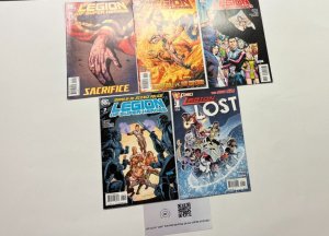 5 DC Comics Legion Lost #1 Legion of Superheroes #7 8 11 16 Levitz 32 JW13