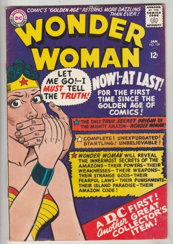 Wonder Woman #159 (Jan-66) VF/NM High-Grade Wonder Woman