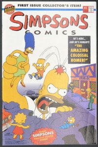 Simpsons Comics #1 (1993) with Poster